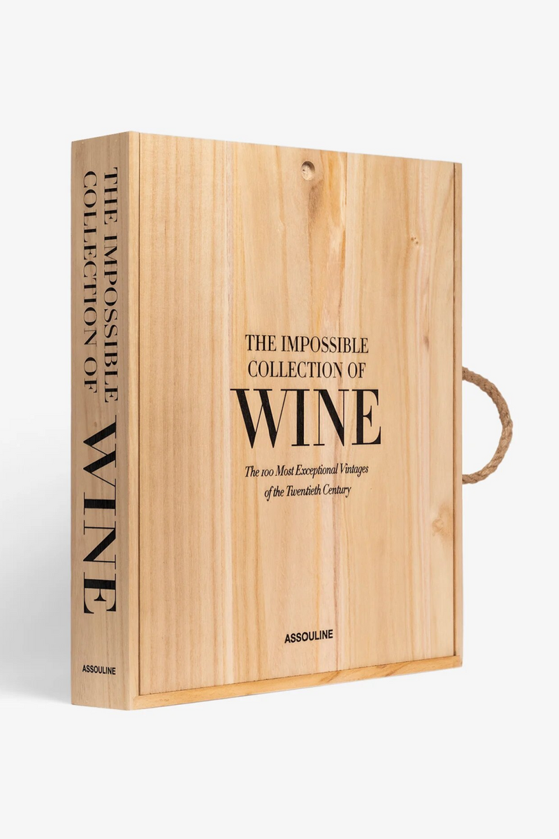 Exceptional Wines Wooden Cover Book | Assouline The Impossible Collection of Wine | Oroatrade.com