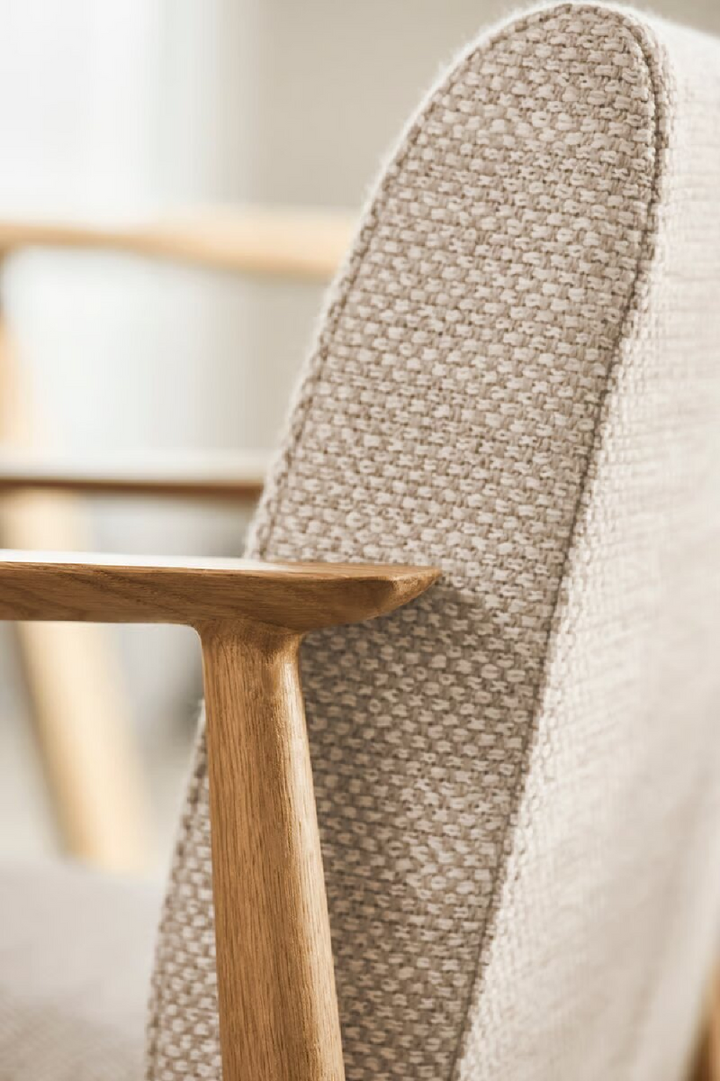Scandinavian Flat Woven Dining Chair | Bolia Visti