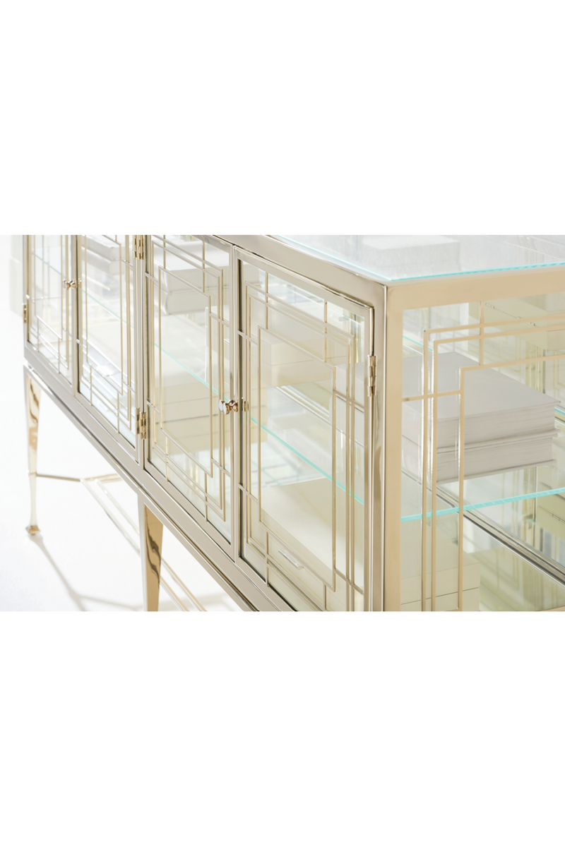 Clear Glass Sideboard | Caracole Worth Its Weight In Gold | Oroatrade.com