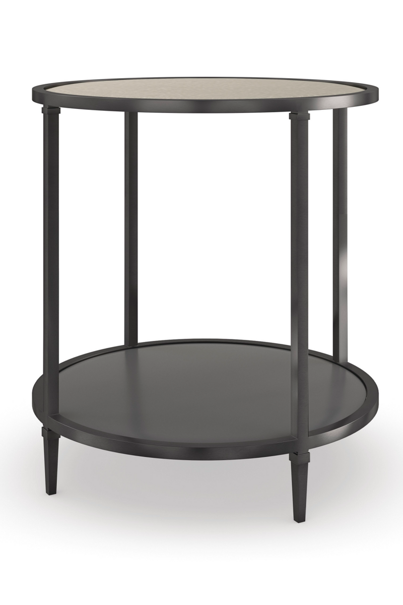 Mirrored-Top End Table | Caracole Smoulder | Oroatrade.com