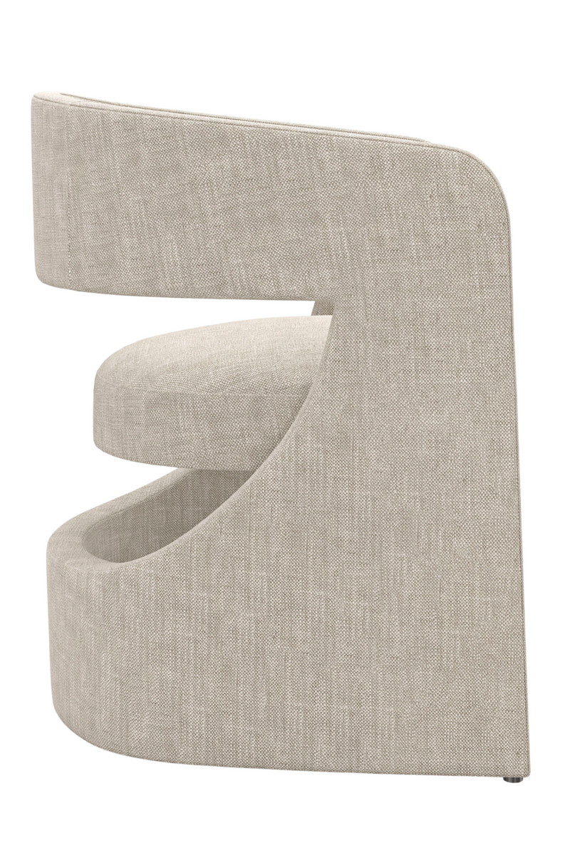 Modern Barrel-Back Chair | Caracole Soft Balance | Oroatrade.com