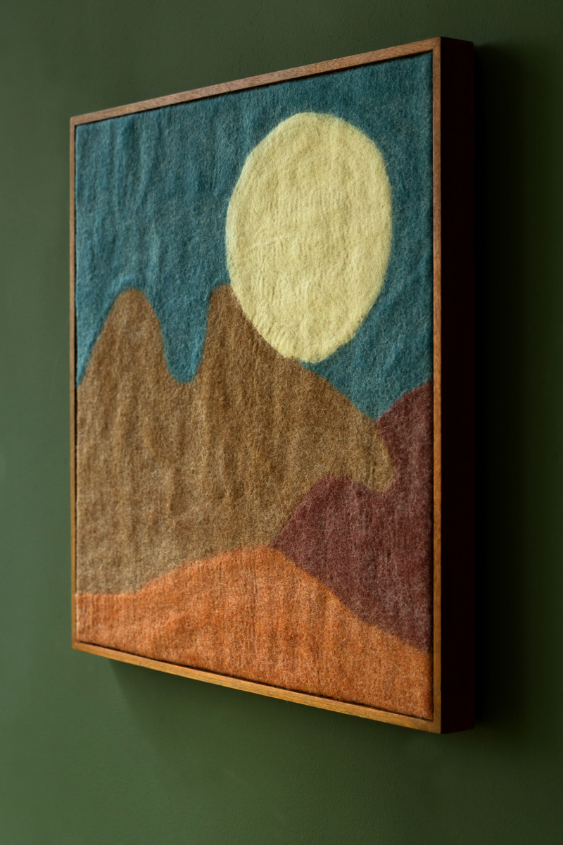Wool Felt Wall Art | Dutchbone Chandra | Oroatrade.com