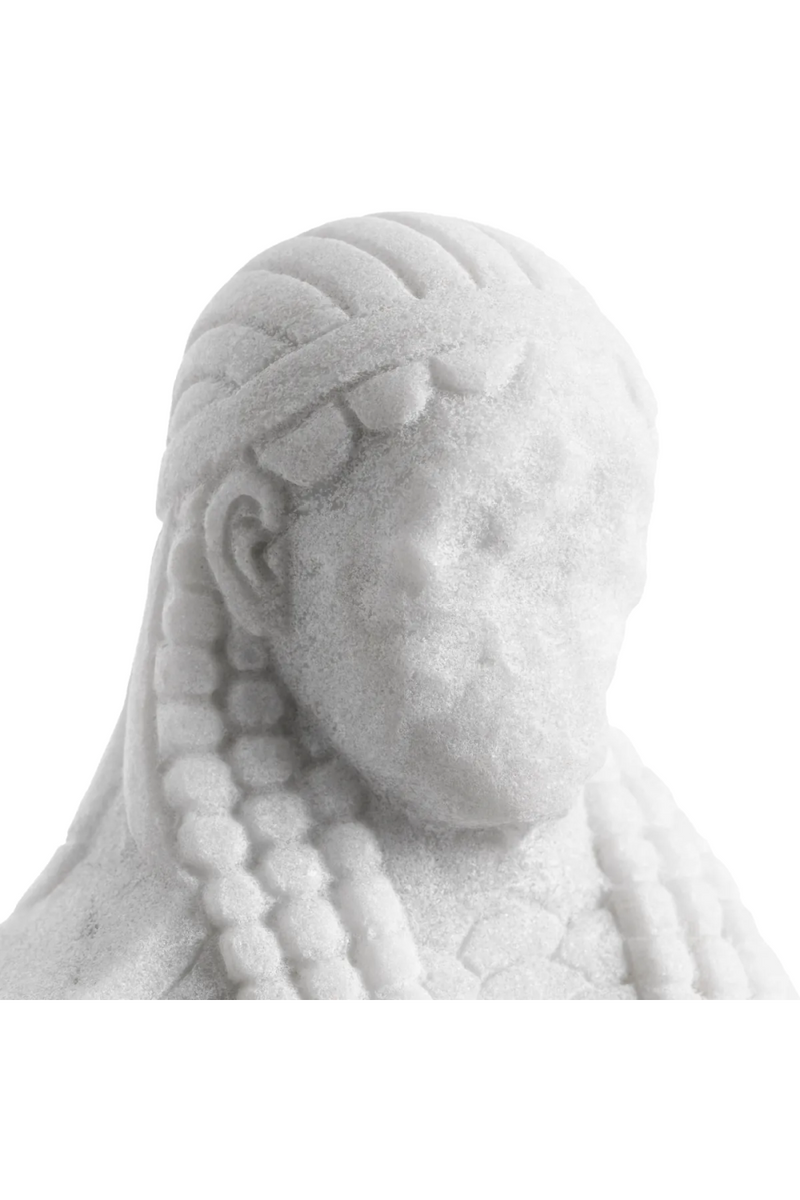 White Marble Greek Sculpture Set (2) | Met x Eichholtz Sphinx | Oroatrade.com