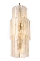 Ridged Glass Chandelier | Met x Eichholtz Imperial | Oroatrade.com