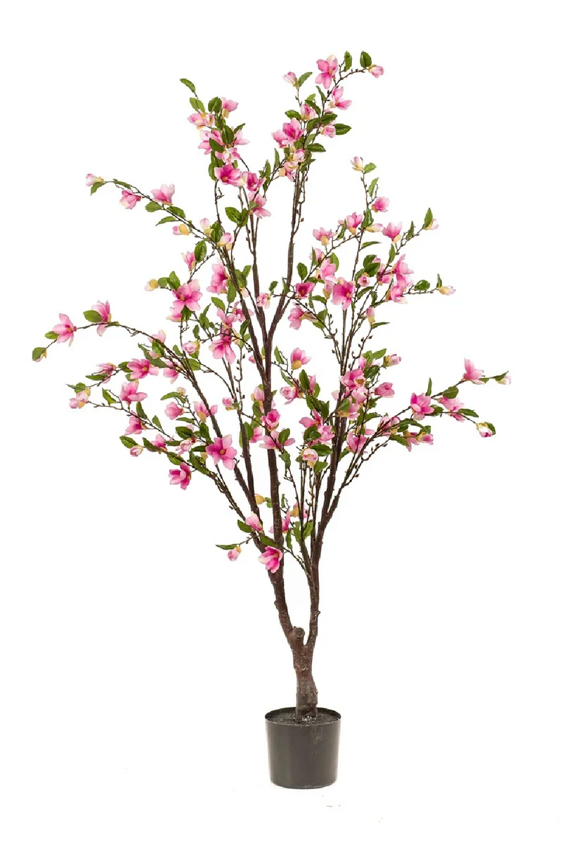 Faux Pink Flowering Trees (2) | Emerald Magnolia | Oroatrade.com