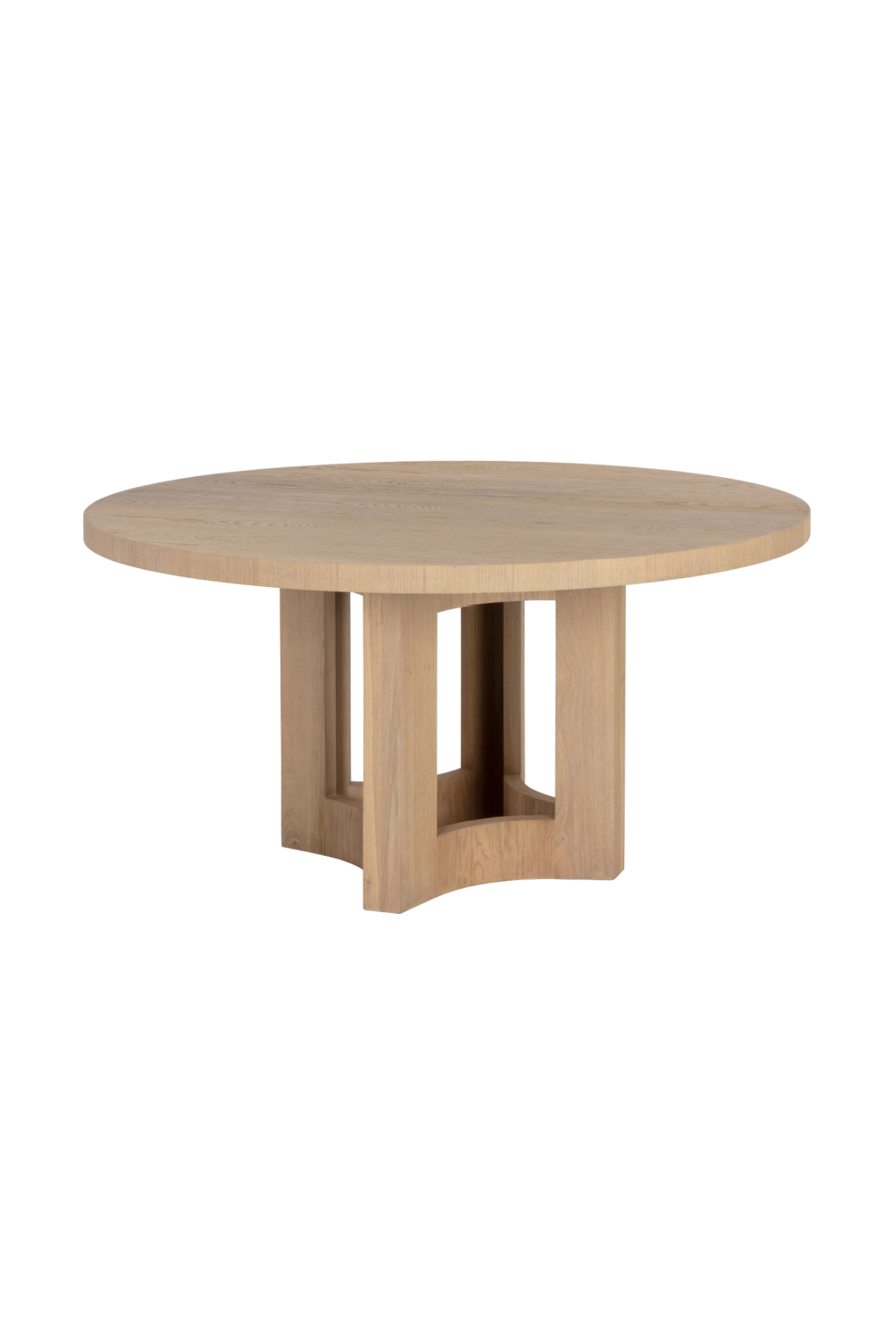 Natural Wood Round Dining Table | Splendido Elma | Oroa Trade