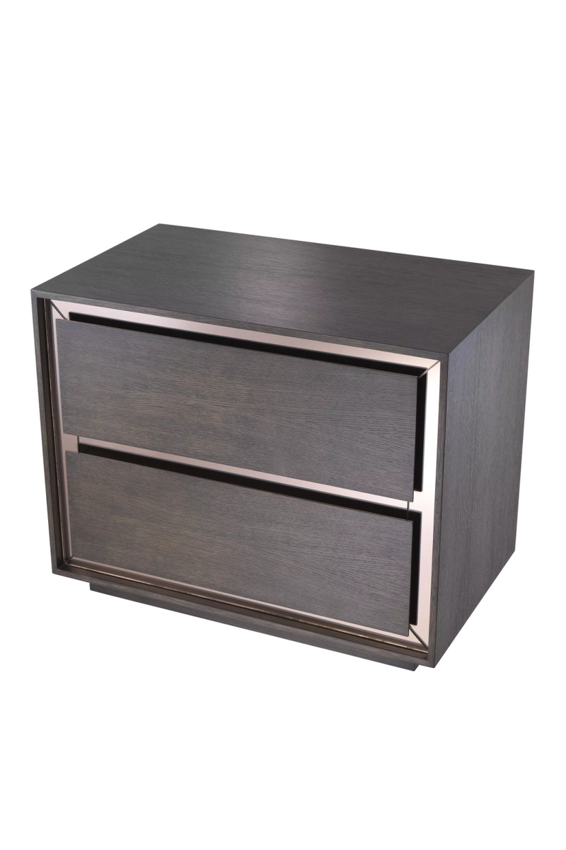 2 Drawer Wooden Side Table | Eichholtz Cabas | OROATRADE.com