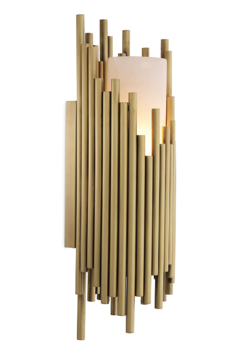 Alabaster Brass Wall Lamp | Eichholtz Bartoli | OROA TRADE
