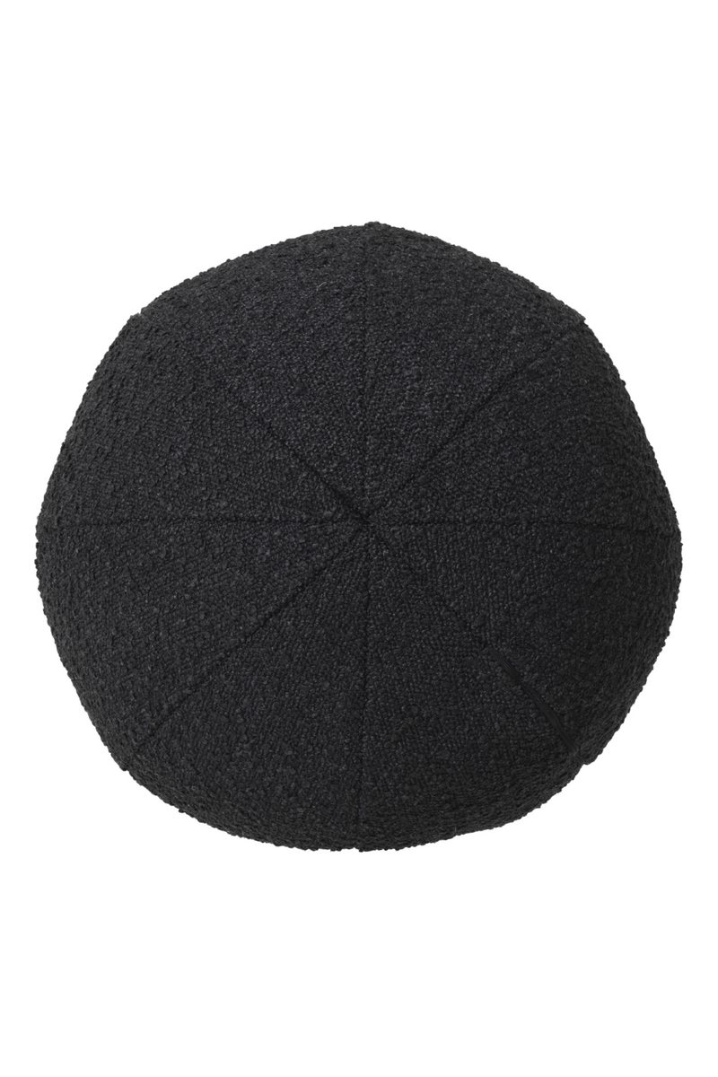 Black Bouclé Ball Cushion | Eichholtz Palla | Oroatrade.com