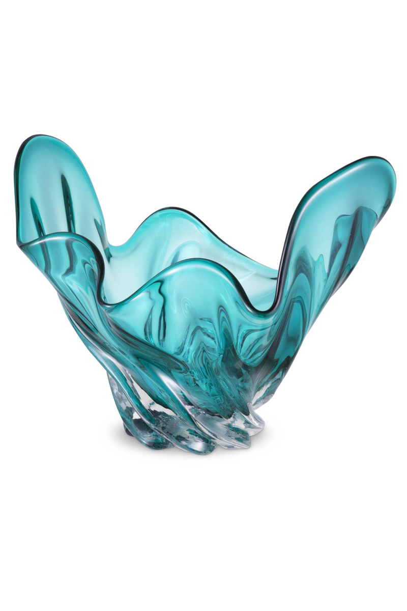 Turquoise Hand-Blown Bowl | Eichholtz Ace | OROA TRADE