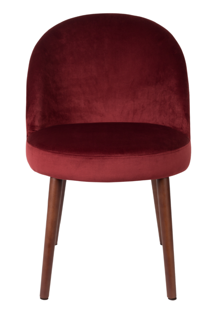Red Velvet Dining Chairs (2) | Dutchbone Barbara | Oroatrade.com