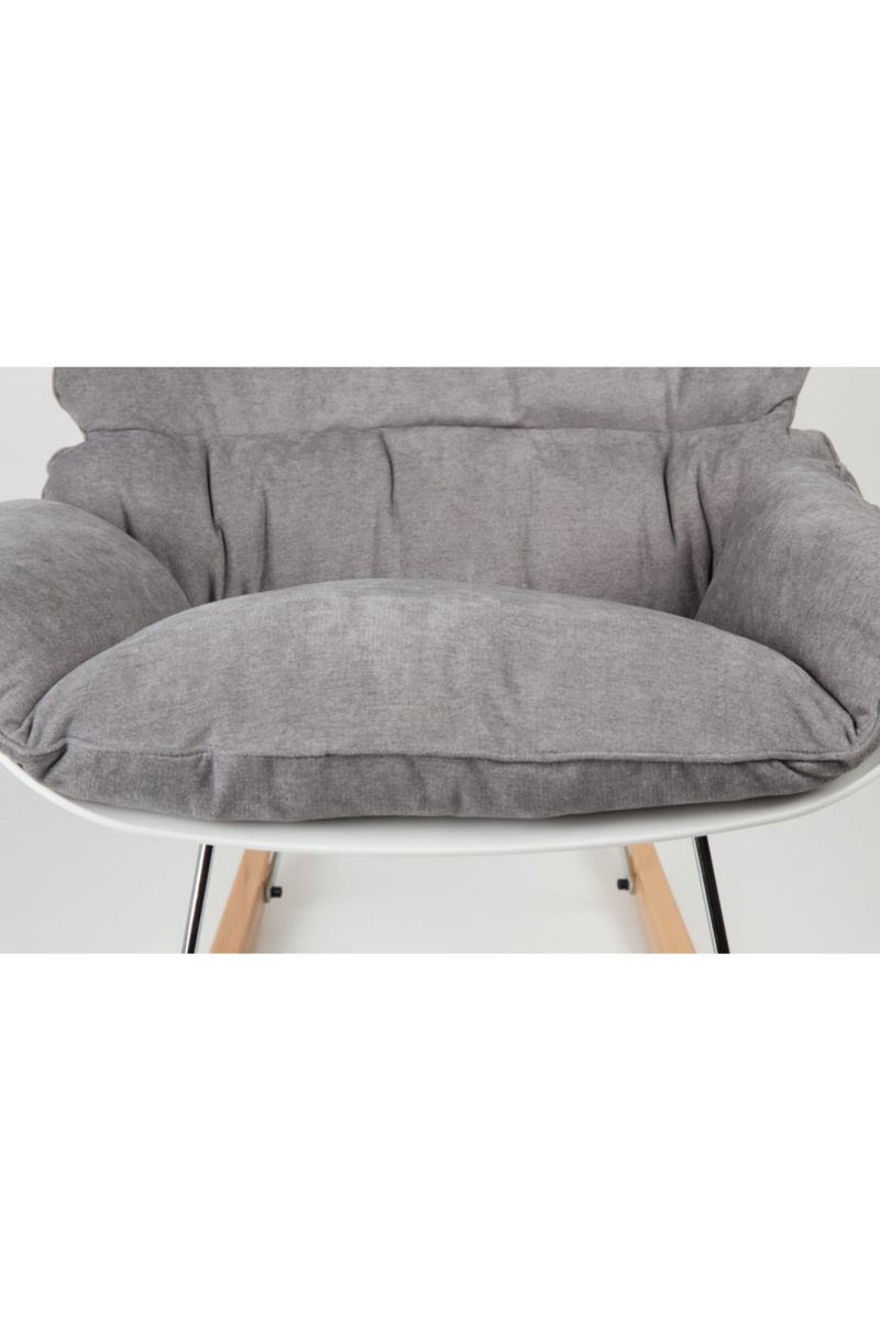 Gray Upholstered Rocking Chair | DF Rocky | Oroatrade.com
