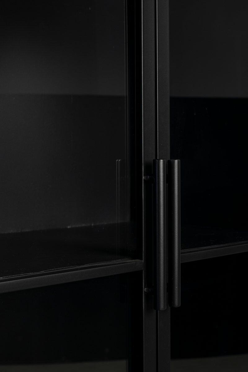 Lacquered Black Low Cabinet | DF Ferre | Oroatrade.com