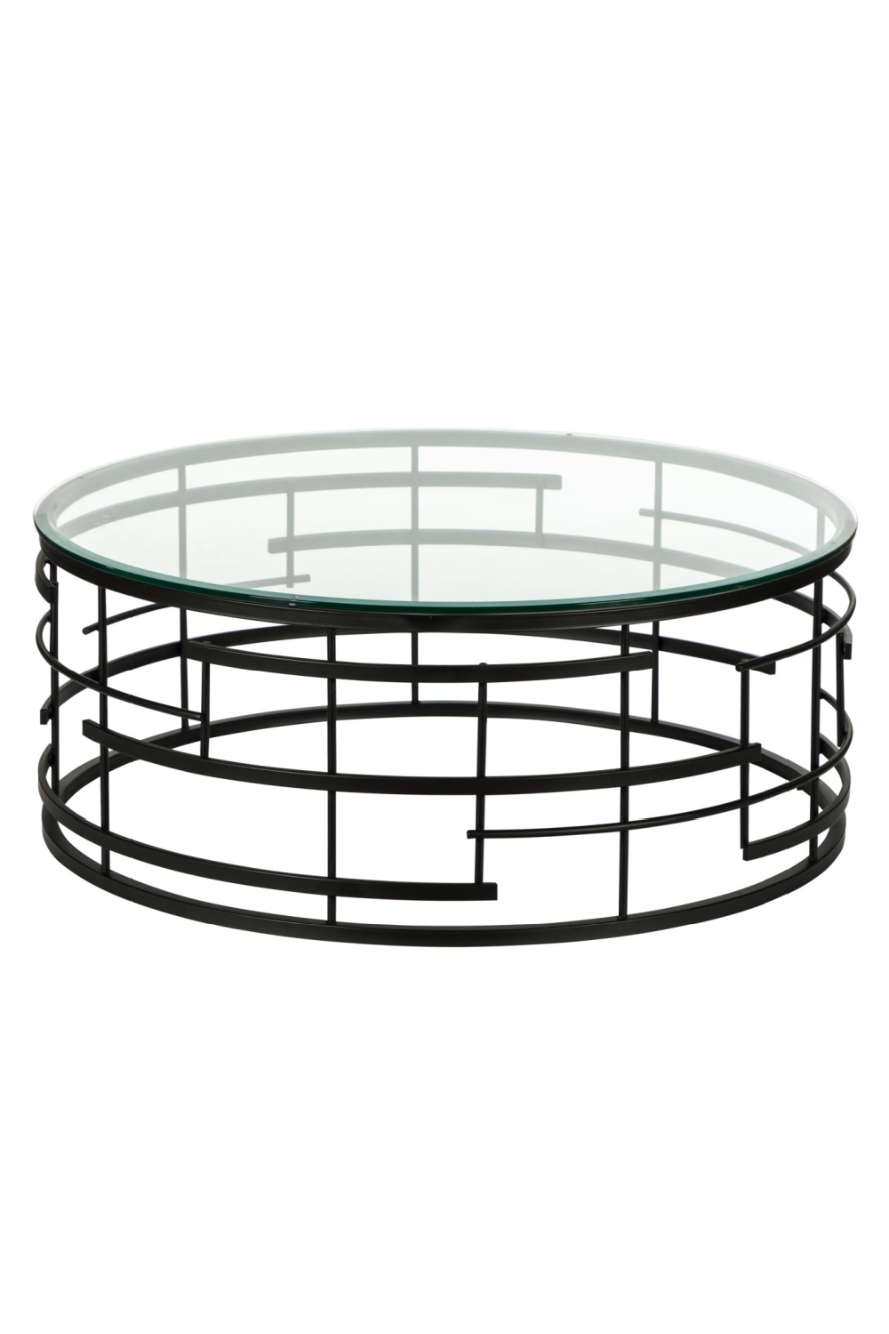 Black Round Coffee Table Liang & Eimil Viena OROATRADE