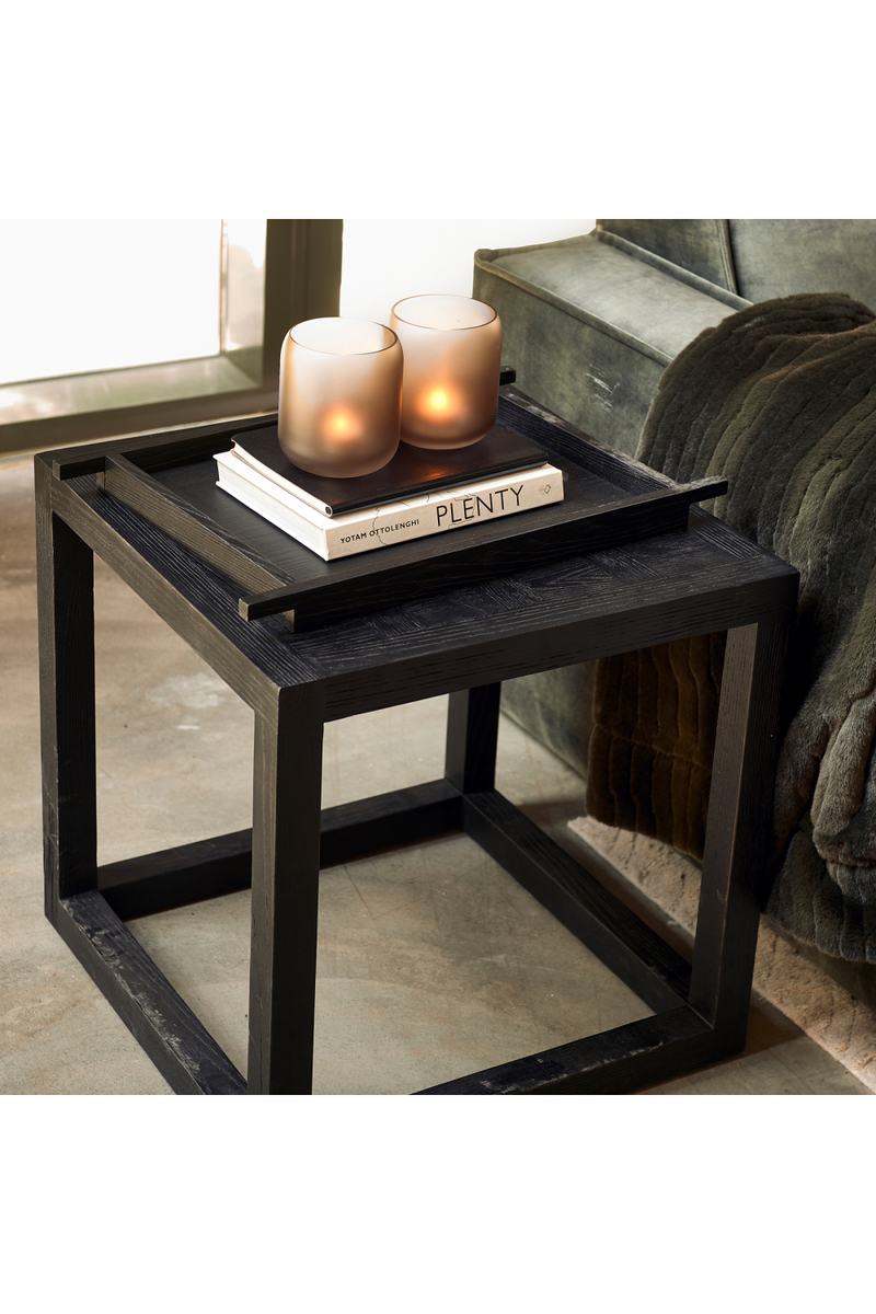 Black Wooden Side Table | Rivièra Maison Colombe | Oroatrade.com