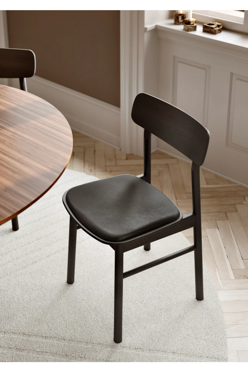 Leather Seat Dining Chair | WOUD Soma | Oroatrade.com
