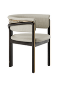 Metal Detail Curved Dining Chair | Ethnicraft Volita | Oroatrade.com