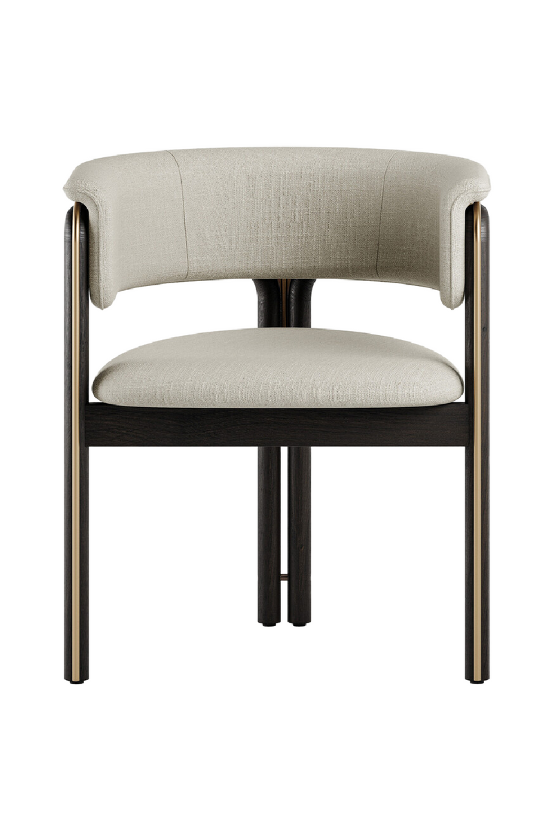 Metal Detail Curved Dining Chair | Ethnicraft Volita | Oroatrade.com