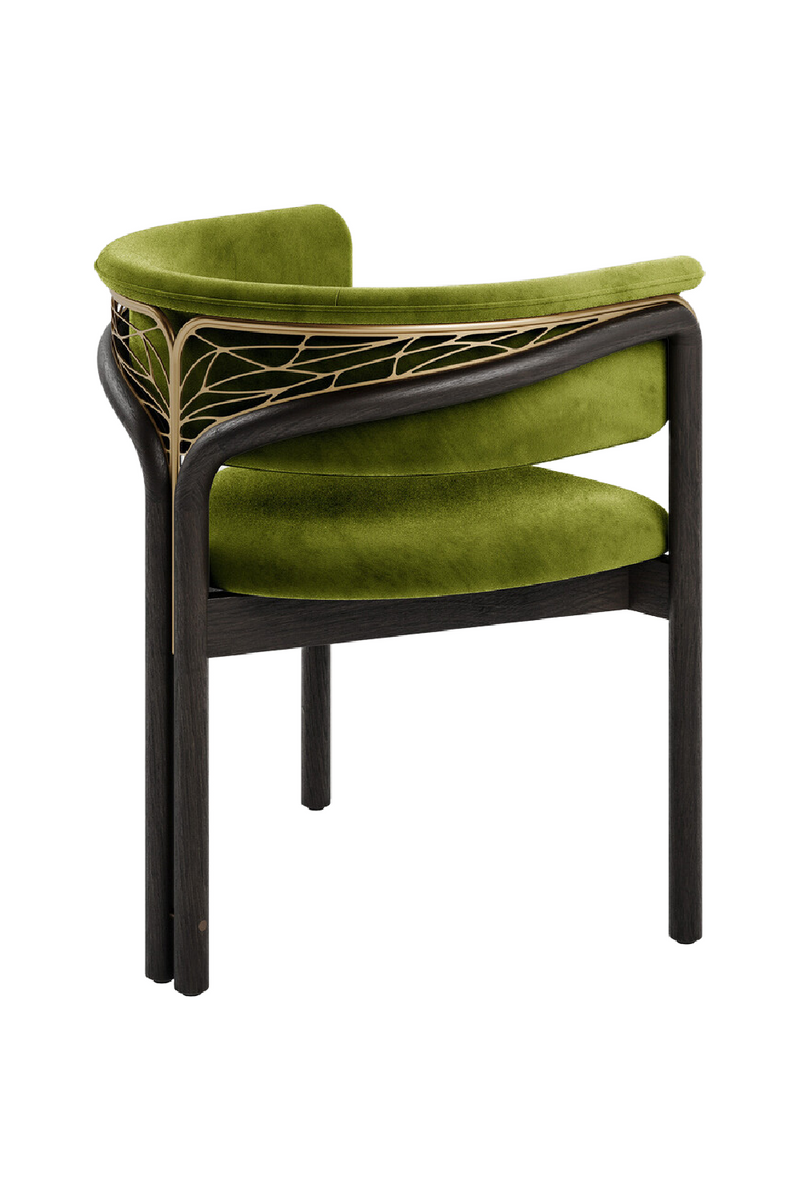 Metal Detail Curved Dining Chair | Ethnicraft Volita | Oroatrade.com