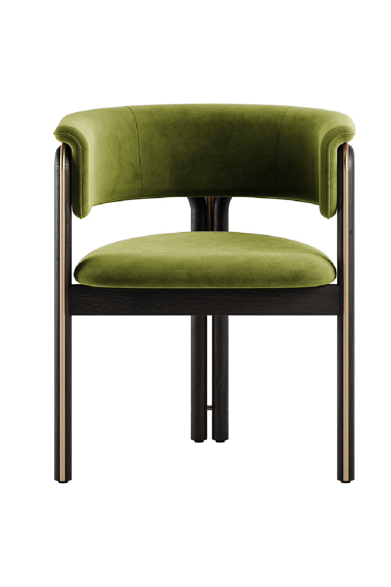 Metal Detail Curved Dining Chair | Ethnicraft Volita | Oroatrade.com