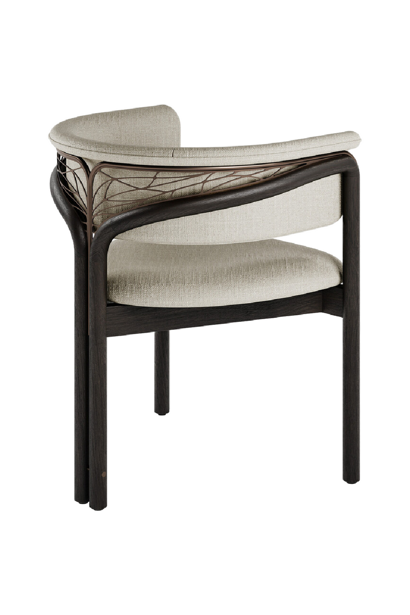 Metal Detail Curved Dining Chair | Ethnicraft Volita | Oroatrade.com