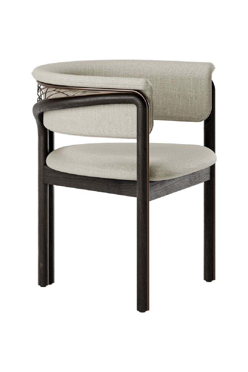 Metal Detail Curved Dining Chair | Ethnicraft Volita | Oroatrade.com