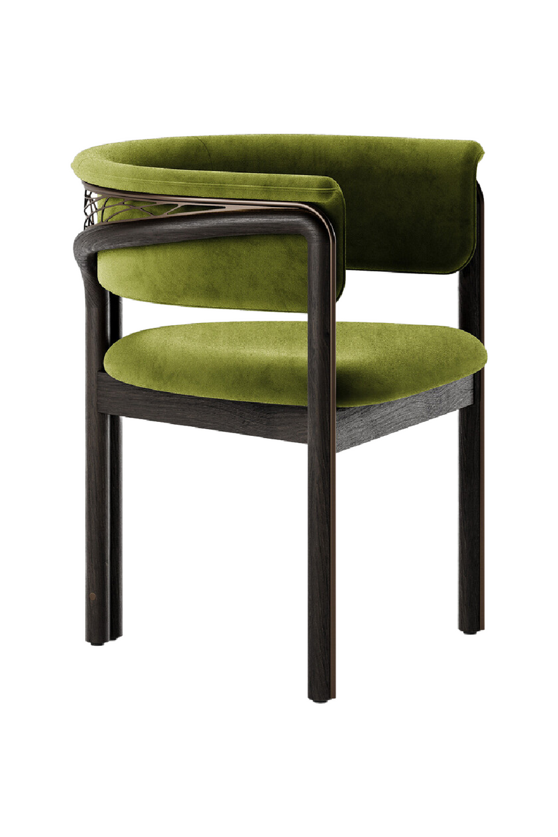 Metal Detail Curved Dining Chair | Ethnicraft Volita | Oroatrade.com