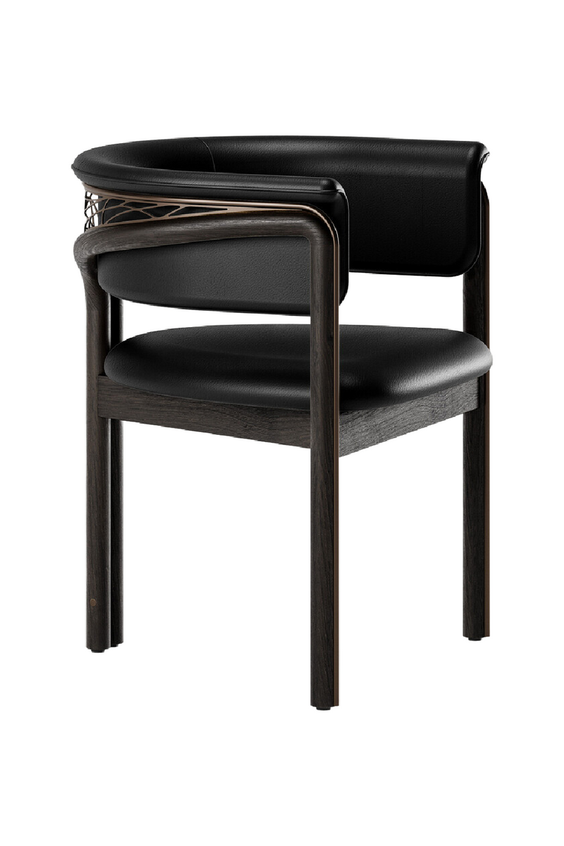Metal Detail Curved Dining Chair | Ethnicraft Volita | Oroatrade.com
