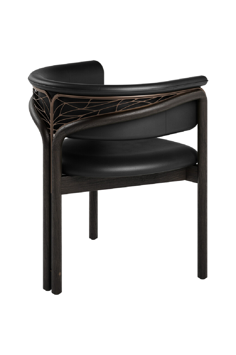 Metal Detail Curved Dining Chair | Ethnicraft Volita | Oroatrade.com