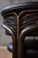 Metal Detail Curved Dining Chair | Morpho By Tomorrowland Volita | Oroatrade.com