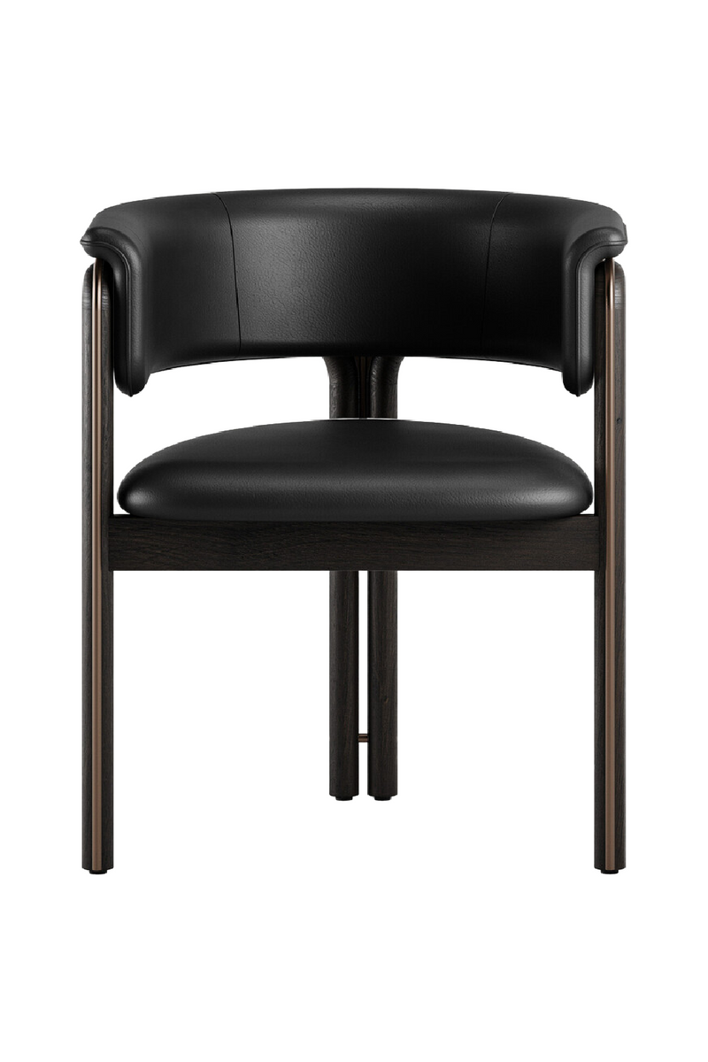 Metal Detail Curved Dining Chair | Ethnicraft Volita | Oroatrade.com