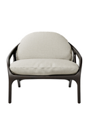 Beige Chenille Lounge Chair | Morpho By Tomorrowland Vime | Oroatrade.com