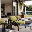 Brown Teak Lounge Chair | Morpho By Tomorrowland Vime