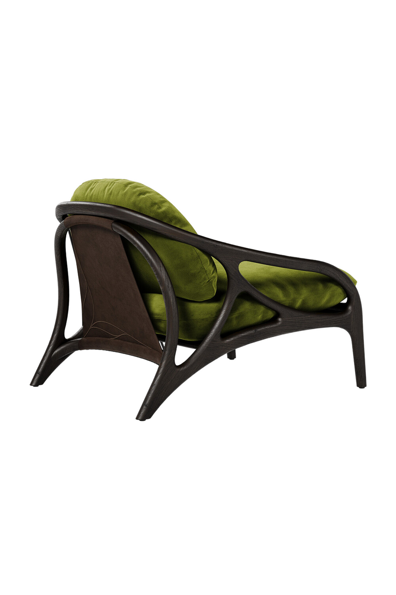 Brown Teak Lounge Chair | Ethnicraft Vime | Oroatrade.com