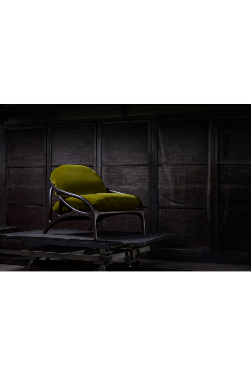 Brown Teak Lounge Chair | Ethnicraft Vime | Oroatrade.com