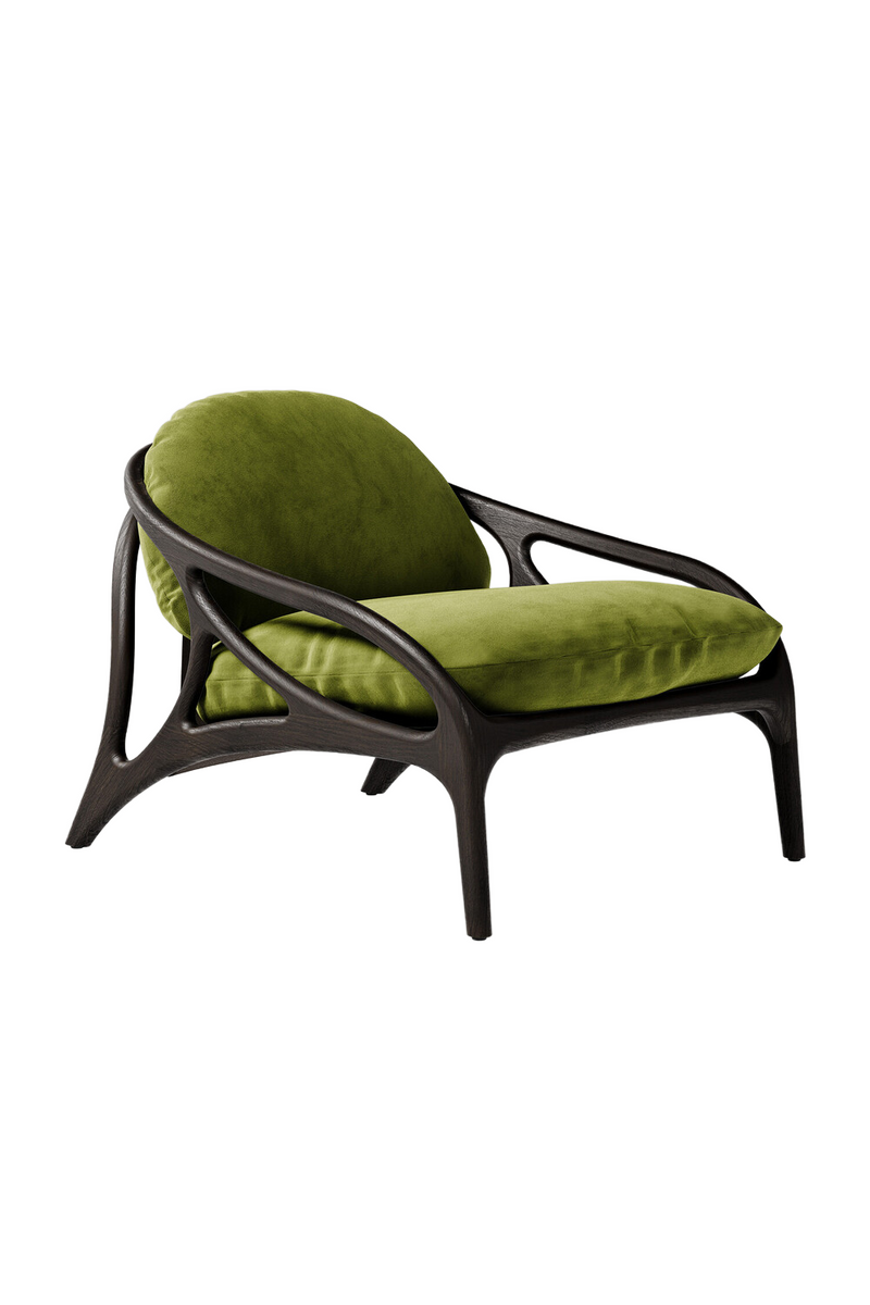 Brown Teak Lounge Chair | Ethnicraft Vime | Oroatrade.com