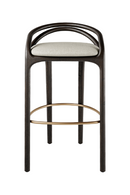 Brown Teak Bar Stool | Morpho By Tomorrowland Aleta | Oroatrade.com