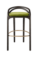 Brown Teak Bar Stool | Morpho By Tomorrowland Aleta | Oroatrade.com