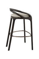 Brown Teak Bar Stool | Morpho By Tomorrowland Aleta | Oroatrade.com