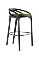 Brown Teak Bar Stool | Morpho By Tomorrowland Aleta | Oroatrade.com