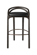 Brown Teak Bar Stool | Morpho By Tomorrowland Aleta | Oroatrade.com