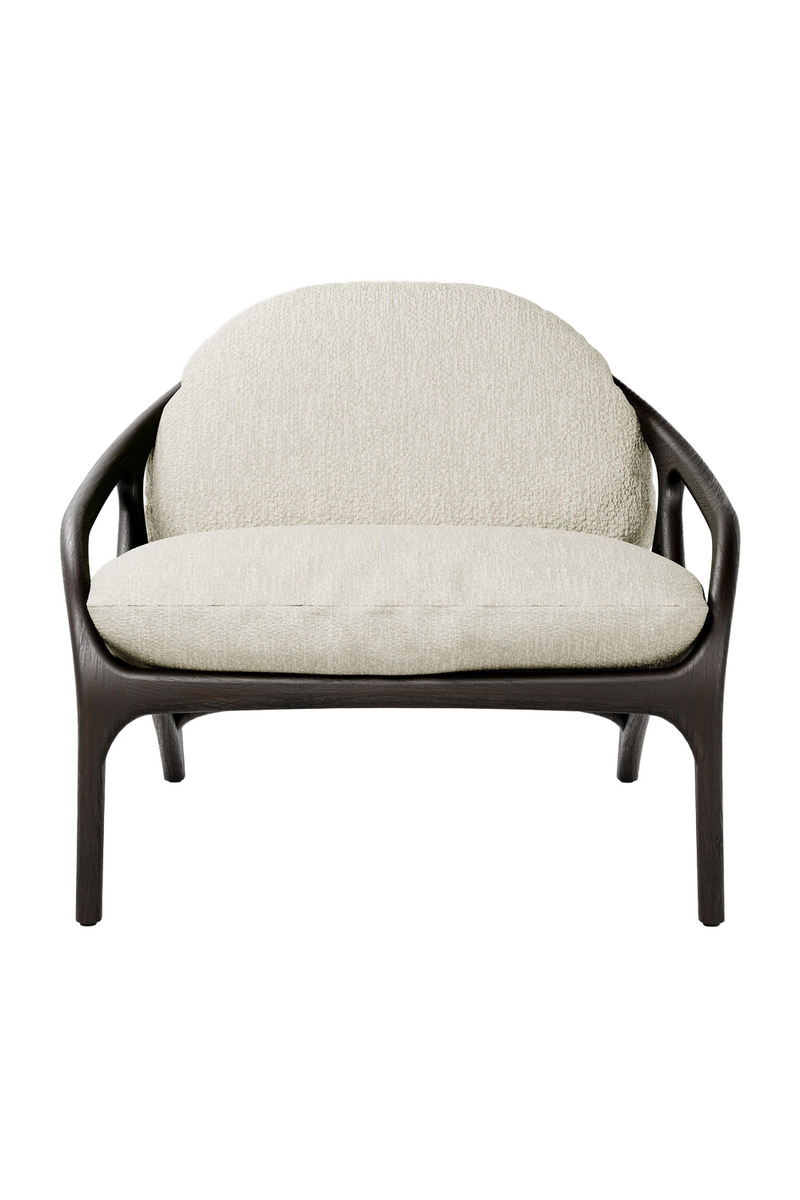 Brown Teak Lounge Chair | Ethnicraft Vime | Oroatrade.com