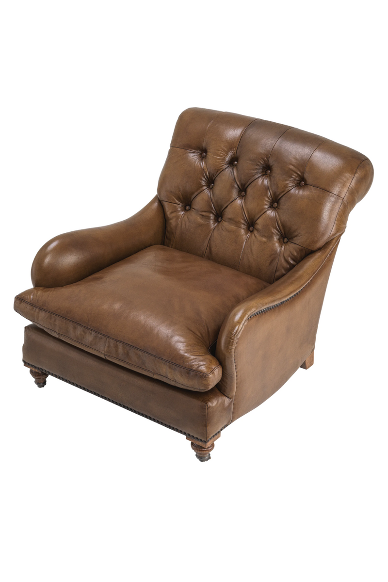 Tufted Leather Club Chair | Eichholtz Caledonian | Oroatrade.com