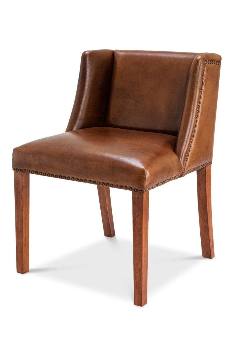 Tobacco Leather Dining Chair | Eichholtz St. James | Oroatrade.com