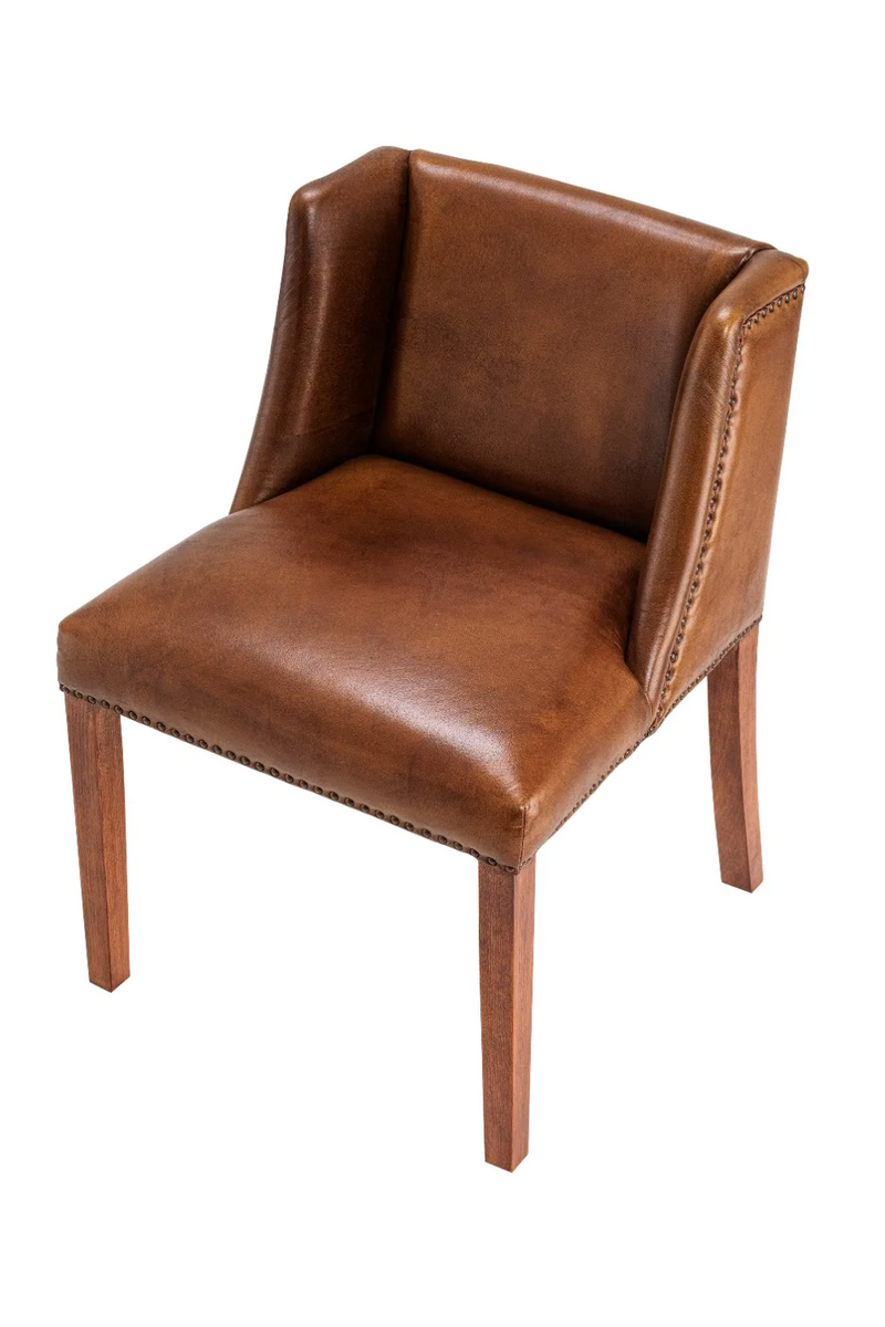 Tobacco Leather Dining Chair | Eichholtz St. James | Oroatrade.com