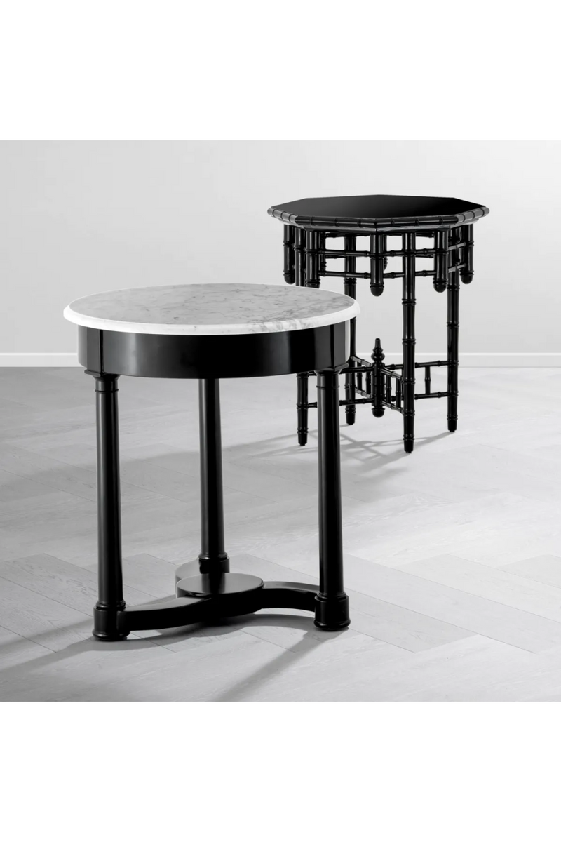 Black Side Table | Eichholtz Octagonal | OROA TRADE