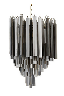 Tapered Glass Rods Chandelier | Eichholtz Salerno | Oroatrade.com