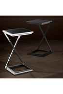 Gunmetal Glass Side Table | Eichholtz Cross | Oroatrade.com
