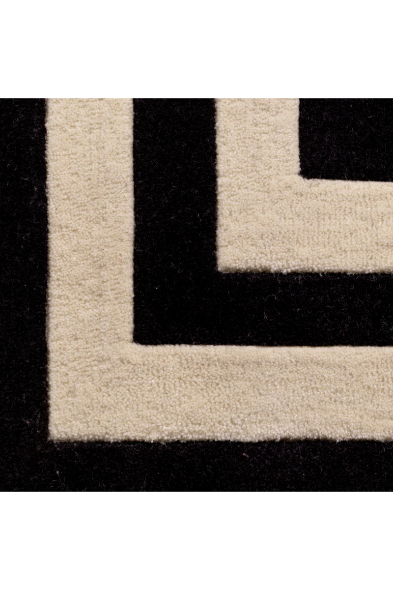Black Wool Carpet | Eichholtz Celeste