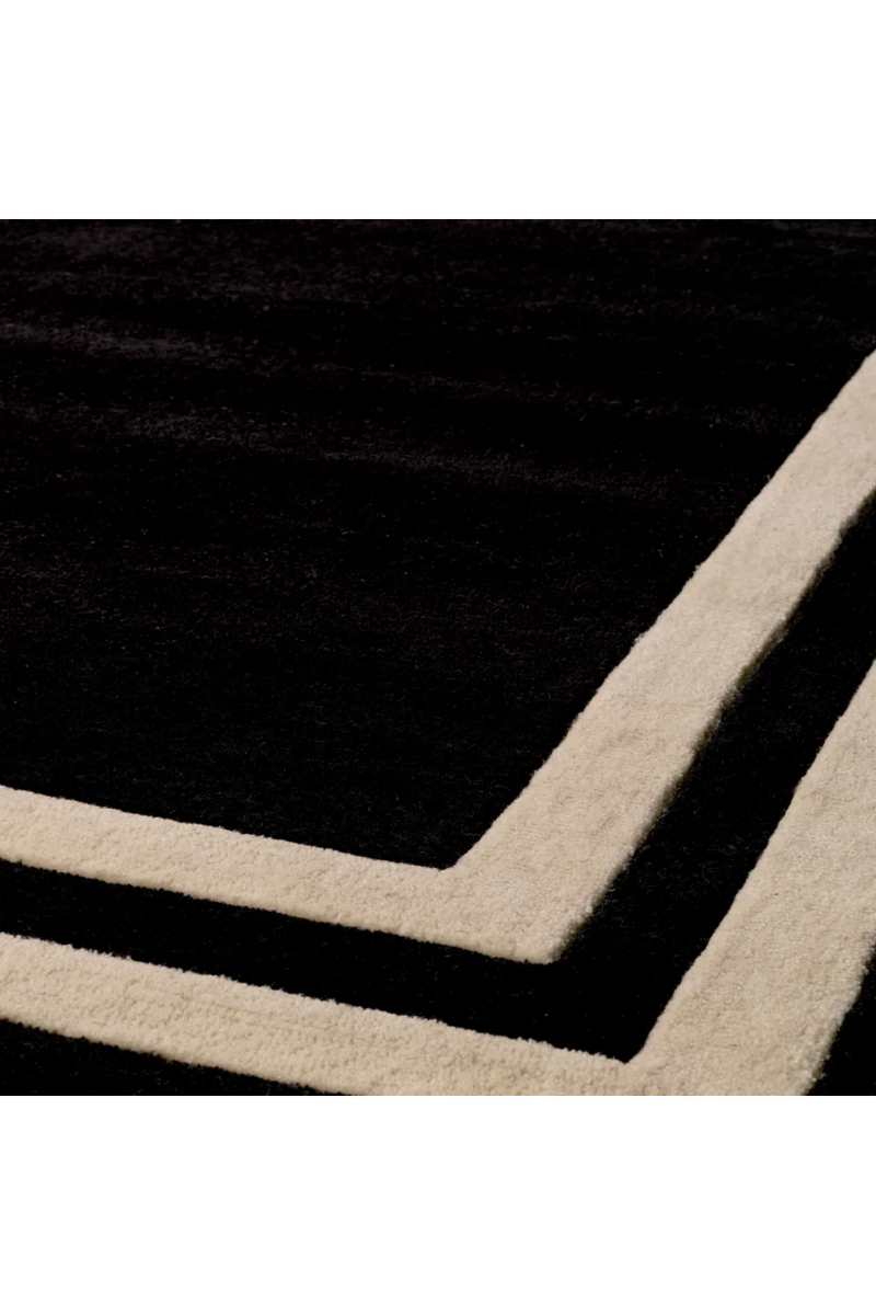 Black Wool Carpet | Eichholtz Celeste